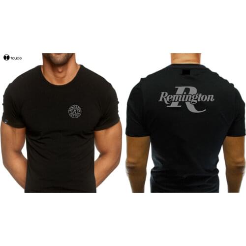 Summer Short Sleeves Fashiont Short-Sleeved Print Letters Remington T Shirt comfortable Male T-Shirt