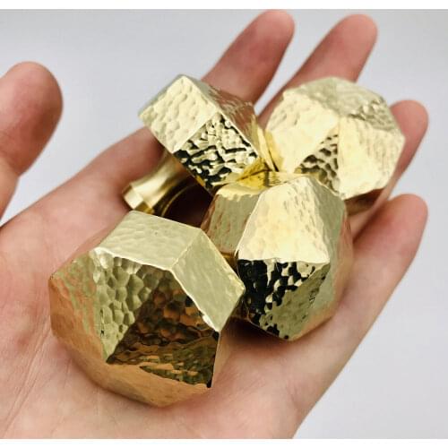 Single Hole Hammer Furniture Handles Kitchen Bathroom Cabinet Handle Wardrobe Cupboard Closet Knob Hammered Door Hardware