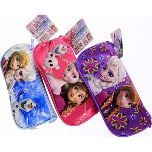 Disney Frozen Multifunctional stationery pencil case Disney Simple Student School Supplies Girl Gift