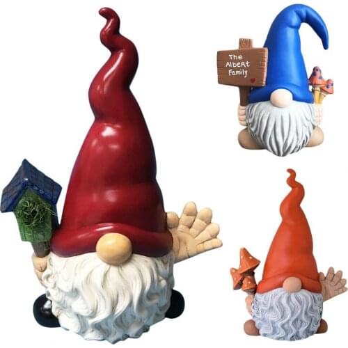 2021 Doll Model Wide Application Dwarf Shape Resin Cute Decorative Dwarf Doll Display for Garden Sculptures Decoration Crafts