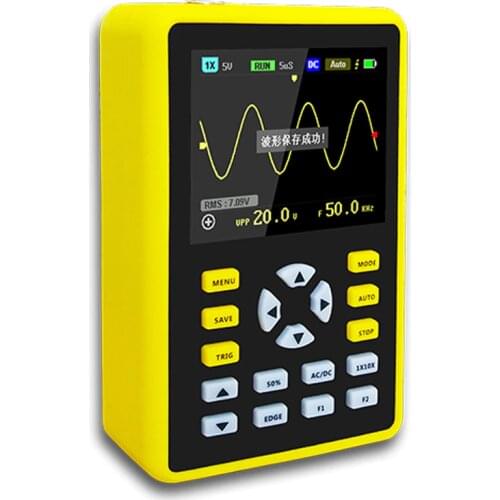 Russian Warehouse YEAPOOK ADS5012h Handheld Digital Portable Mini Oscilloscope Kit with 100MHz Bandwidth 500MS/s Sampling Rate