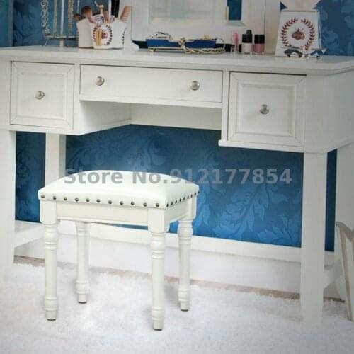 Dressing table stool makeup stool modern minimalist dressing stool makeup chair dressing chair bedroom net red solid wood makeup