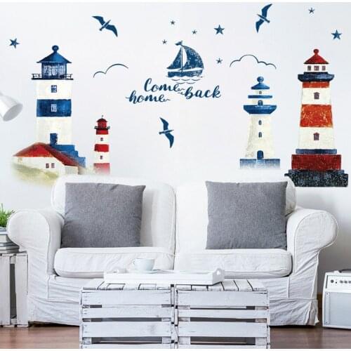 DIY Creative Boat Home Decoration Wall Sticker Kids Rooms Living Room Bedroom Modern Wall Decals Poster