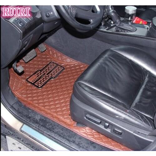 High quality! Special car floor mats for Acura MDX 7 Seats 2012-2007 durable waterproof rugs carpets for MDX 2009,Free shipping