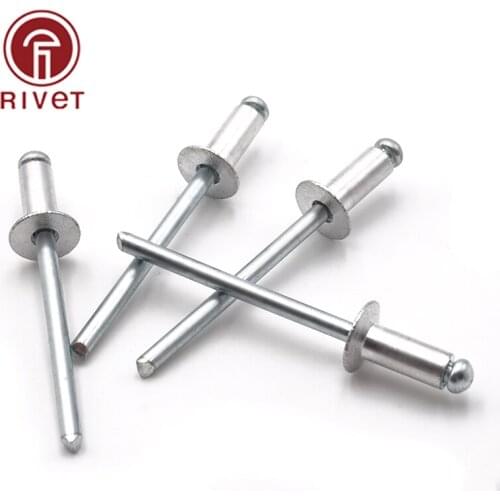 Rivets ISO 15978 M3.0*6/7/8/9/10 mm Open End Countersunk Head Blind Rivets Aluminum Steel Rivets For Construction Automobile