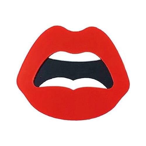 Fashion Sexy Red Lips Pin Brooches For Women Cute Big Acrylic Brooch Badges Accessories Lapel Pins Girls Jewelry Party Gifts