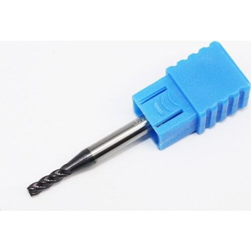 1PCS HRC50 2.5mm Solid Carbide Endmills D2.5X8LXD4X50L 4Flute Standard Length Side milling Slotting Profiling face mill