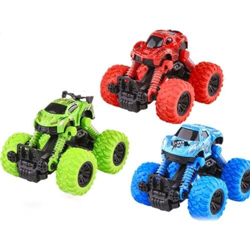 1 Piece Cartoon Alloy Car Big Foot SUV Wheel Pull Back Car Baby Toy Cars Blaze Inertia Car Childrens Toy Monster Gifts for Kids