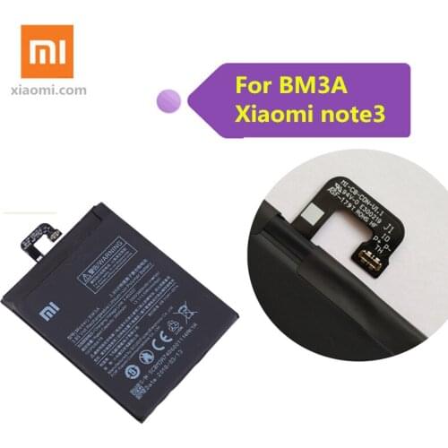 100% Original Xiao Mi Phone Battery BM3A For Xiaomi Note 3 Replacement Battery 3300mAh High Capacity Phone Batteries+Tools