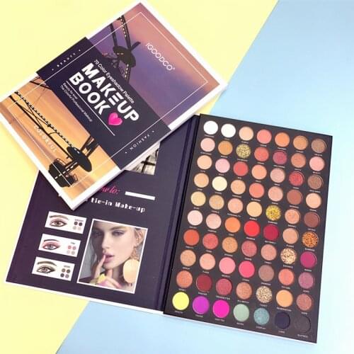 70 Colors Matte Glitter Powder Easy To Color Multicolor Eyeshadow Palette Long Lasting Eye Shadow Makeup Cosmetic TSLM1