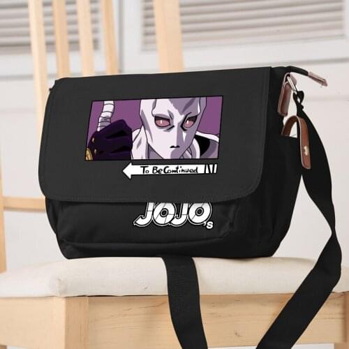 Anime JoJo Bizarre Adventure Golden Wind Killer Queen Handbag School Rucksack Crossbody Student Bag Shoulder Bags Cosplay Prop