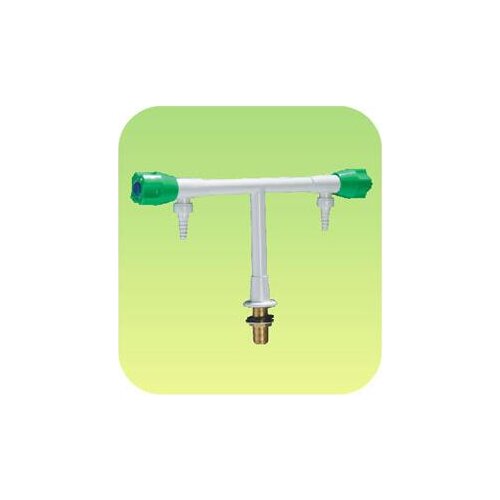 B2002 dual - port Desktop T-type faucet pure copper water taps for laboratory