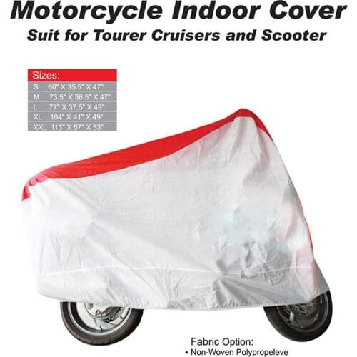 Motorcycle Cover Motor Scooter Cover Universal Outdoor Anti-Uv Season Waterproof Bike Rain Dust-proof CAR Protector M Size