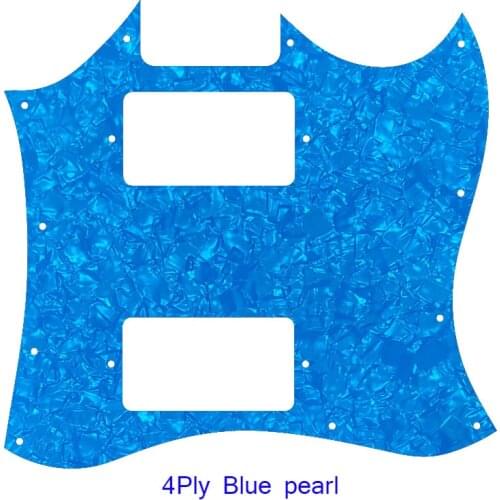 Pleroo Guitar Parts For US Epiphone G310 SG Guitar Pickguard PAF Humbucker, Multicolor Selection