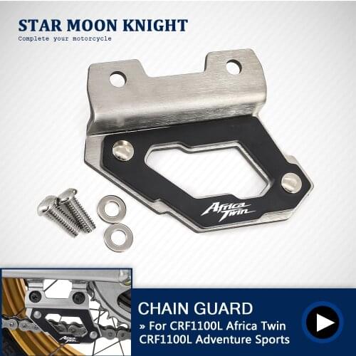 For Honda CRF1100L Africa Twin CRF 1100 L Adventure Sports Chain Guide Pulley Chains Stabilizer Chainring Protector Guard Cover