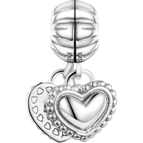 Wholesale 925 Sterling Silver Charm My Special Sister Dangle Bead Fits Original Charms Bracelet Heart Beads for Jewelry Making