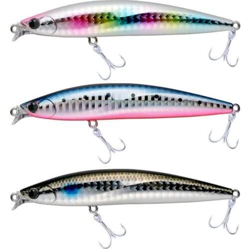Lubit fishing 2021 Lure iBORN 98F Shallow Floating Minnow 98mm 13g Long Casting Seabass Jerkbait Saltwater Big Hard Bait Wobbler