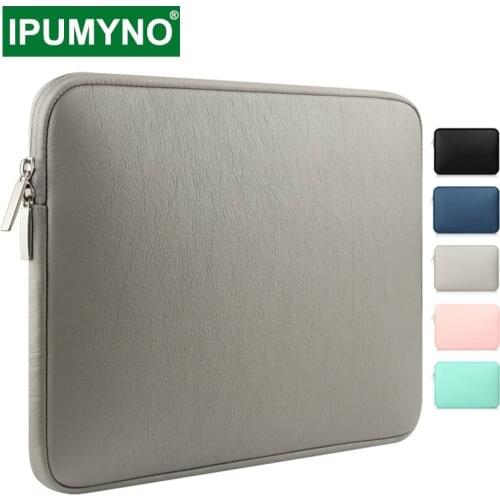 Laptop Bag Case Notebook Cover Accessories For Apple Macbook Air Pro Retina PU Leather Waterproof 13 11 12 14 15 Women Sleeve