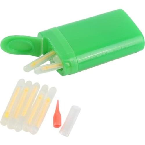 15PCs/lot Fishing Glow Sticks Night Fishing Dark Float Glow Stick Fireflies Fishing Lighting Equipment Accessories