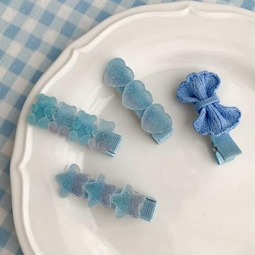 Cute girls hair clip candy shape hairpin bow hair accessories children Hairpins headwear cartoon hair bands Hairpin Headdress