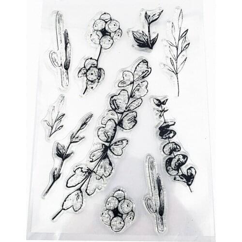 11*16 Vintage Dream flowers Craft Transparent Silicone Stamp for DIY Scrapbooking Photo album Decorative Clear Stamp Sheet