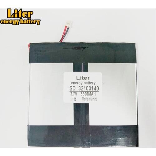 5 thread Tablet PC battery capacity 32100140 3.7V 5600MAH Universal Li-ion battery for tablet pc 9 inch 10 inch 11 inch