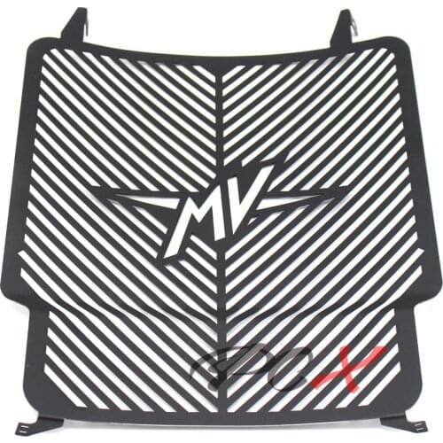 Motorcycle Accessories Radiator Grille Grills Guard Cover Protector Black For MV Agusta Rivale 800 2013 2014 2015 2016