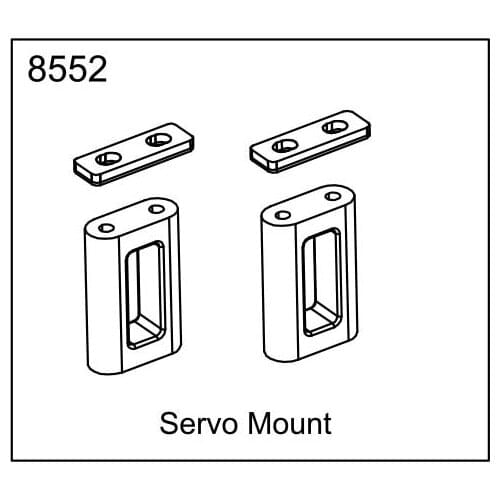 ZD racing EX07 accessories super sports car 1/7 original accessories 8552 steering gear seat