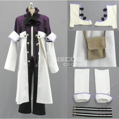 Anime Pandora Hearts Xerxes Break Cosplay Costumes Halloween/ Party Unisex Role Play Fashion Prop Clothing Custom-Make Any Size