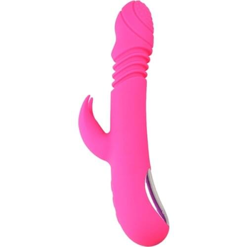 Automatic telescopic dildo heating rotary vibrator female vibrating egg masturbator AV stick charging couple flirting adult toy