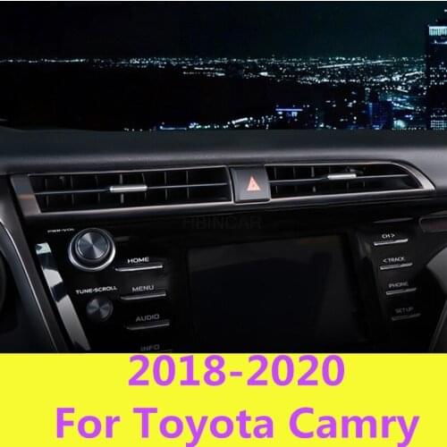 For Toyota Camry 8th Sedan 2018-2020 Gear frame Modification Middle Control Gear panel Interior decoration car Accessories