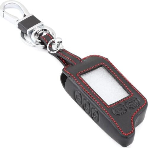 TW9010 TW9030 Leather Cover Case For Tomahawk TW9020 TW9030 Two Way Alarm LCD Remote Tomahawk TW 9010 9030 Protect Case