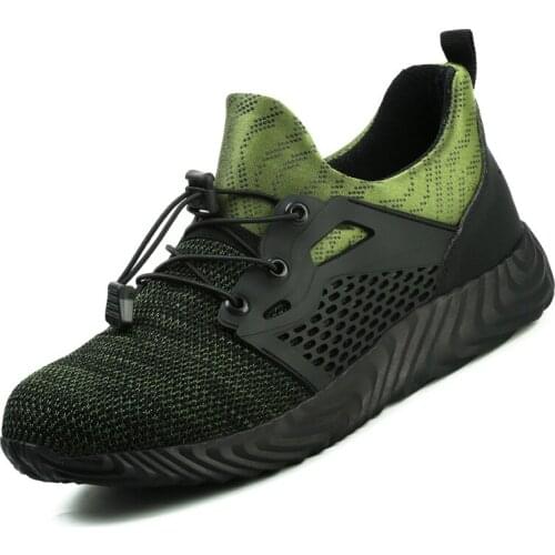 Winter Autumn Sneakers Indestructible Ryder Shoes Men Steel Toe Air Safety Boots Puncture-Proof Breathable Shoes