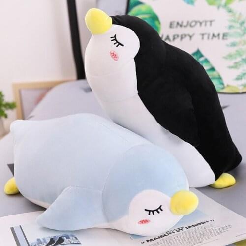 1pc 50/70cm Cute Soft Penguin Plush Toys Staffed Cartoon Animal Doll Fashion Pillows for Kids Baby Lovely Girls Christmas Gift