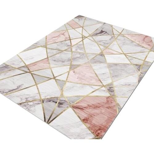 Marble Striped Rug Big Carpets for Bed Room Living Room Rug Large Geometric Patterns Floor Mat Mechanical Wash Home Decoration