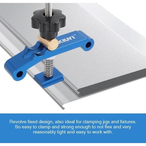 Fast Acting Hold Down Clamp Set Aluminum Alloy T-Slot T-Track Clamp DIY Woodworking Tools