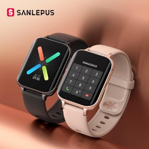 2021 NEW SANLEPUS Make Calls Smart Watch Men Women Waterproof Smartwatch MP3 Music Watches For OPPO Android Apple Xiaomi