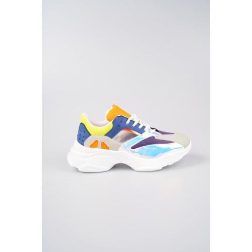 New Fashion Vulcanize Womens Sneakers Casual Vulcanized Women Sneakers with Hologram Stripe with Multicolor Sneakers