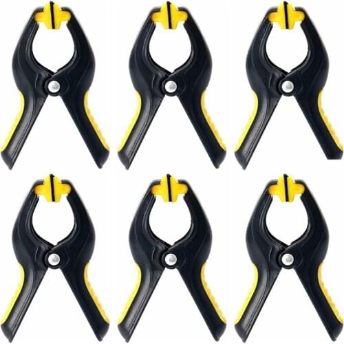 New 6Pcs 3.3Inch Plastic Clip Fixture Fastening Clamp For Mobile Phone Tablet Glued Lcd Screen Repair Tools