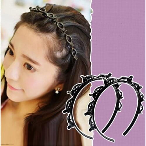 Christmas Double Bangs Hairstyle Hairpin Double Layer Bangs Clip Hairbands Christmas Headband Decor Hair Band Hairdressing Tools