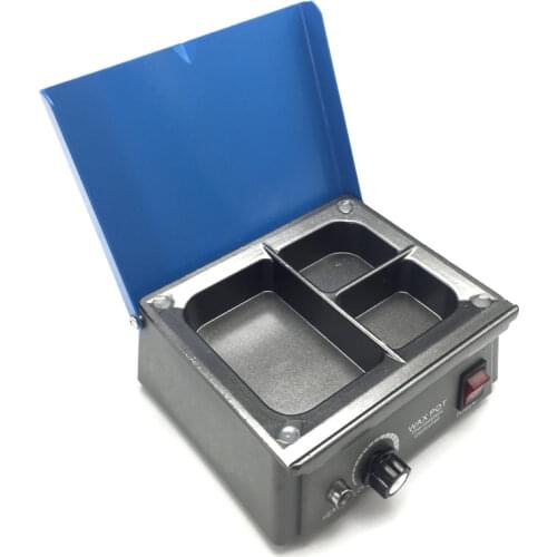 Dental Wax Pot Wax Heater 3-well Wax Heating Analog Dipping Pot Dental Lab Equipment