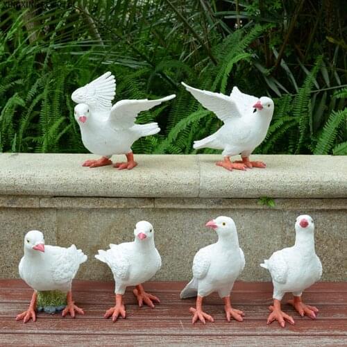 Courtyard Decoration Villa Balcony Garden Layout Creative Simulation Animal Pigeon Community Park Landscape Resin Ornaments