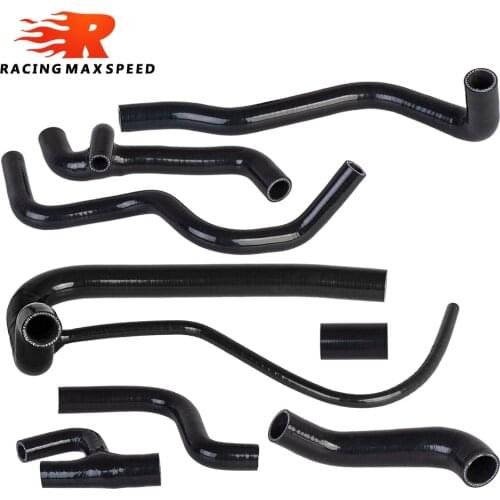 High Quality Black Silicone Radiator Heater Coolant Hose Tube Pipe Kit For Volkswagen VW CORRADO G60 SUPERCHARGED 1990-1995