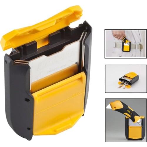Japan OLFA discarded blade safety processor DC-5 breaker storage box wearable