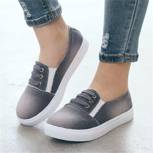 Summer Vintage Lazy Shoes Sneaker Casual Fashion Shallow Single Work Shoes High Quality Fashion For Woman Square Heel Rubber