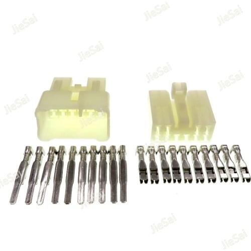 10 Pin 7122-1300 7123-1300 Auto CD Wire Plug Male Female Kit Series(090) Car Electrical Wire Connectors