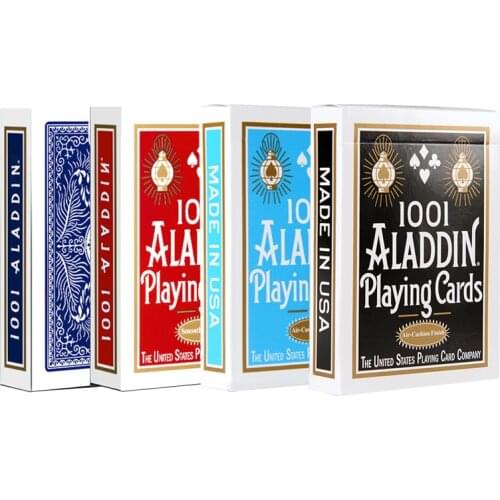 1001 ALADDIN Playing Cards Red/Blue/Black Deck USPCC New Edition Magic Collectible Poker Magic Cards Magic Tricks Props