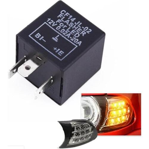 3-Pin CF14 JL-02 EP35 Car LED Flasher Relay Fix Turn Signal Hyper Flash 12V
