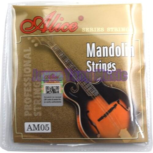 Alice AM05 Mandolin Strings Stainless Steel&Coated Copper Alloy Wound Strings 1st-4th 010-040 Free Shipping Wholesales