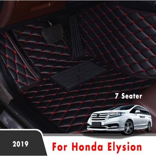 Car Floor Mats Interior Accessories Styling Covers Custom Waterproof Anti Dirty Rugs Foot Pad For Honda Elysion 2019 (7 Seater)